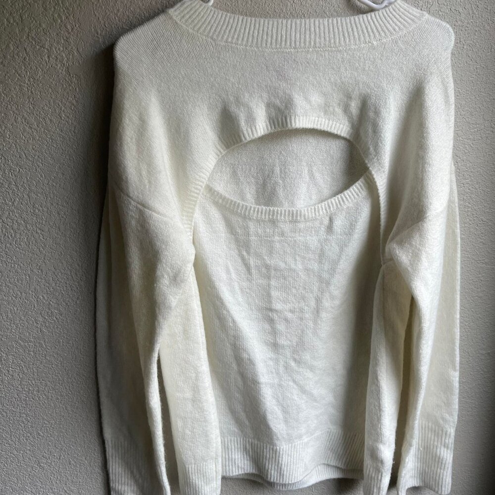 Oversized Keyhole Sweater